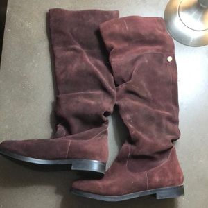 Steve Madden burgundy Suede boots
